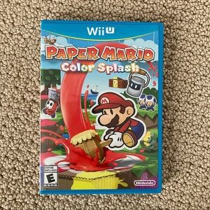 Paper Mario color splash Wii U